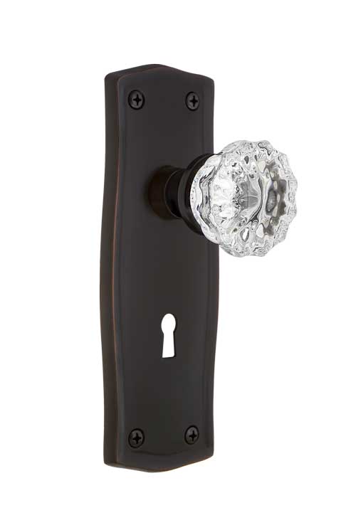 Nostalgic Warehouse Prairie Plate with Crystal Knob