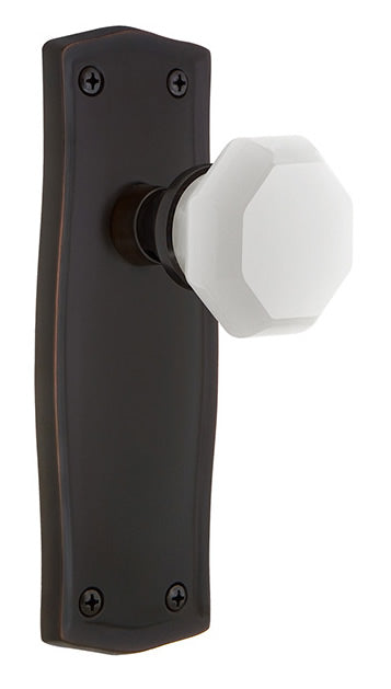 Nostalgic Warehouse Prairie Plate with White Waldorf Knob