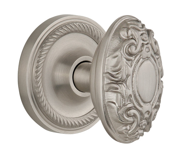 Nostalgic Warehouse Rope Rosette with Victorian Knob