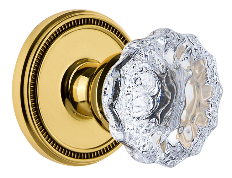 Grandeur Soleil Rosette with Fontainebleau Knob