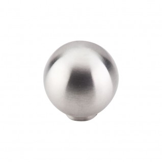 Top Knobs SS18 Stainless Steel Collection Ball Knob 1 Inch Brushed Stainless Steel