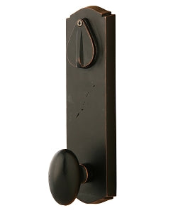 Sure-Loc Slickrock Entrance Door Knobs in Oil Rubbed Bronze