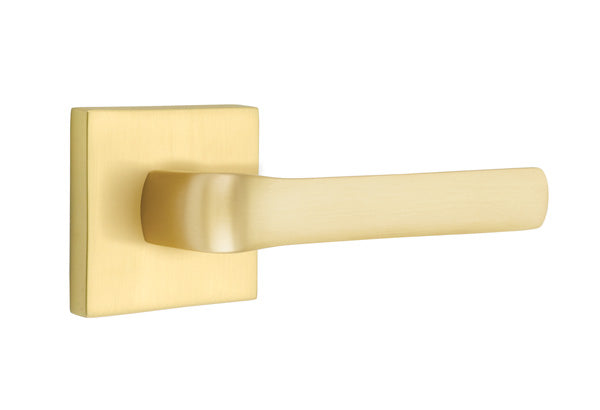 Emtek Spencer Interior Mortise Lever with Square Rosette