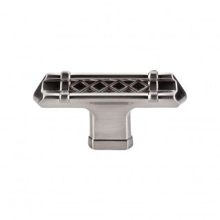 Top Knobs Tower Bridge T-Handle in Brushed Satin Nickel