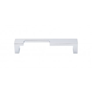 Top Knobs Sanctuary Modern Metro Notch Pull in Polished Chrome
