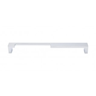 Top Knobs Sanctuary Modern Metro Notch Pull in Polished Chrome