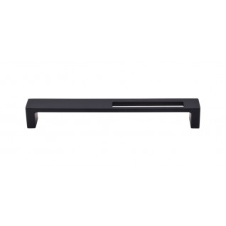 Top Knobs Sanctuary Modern Metro Slot Pull in Flat Black