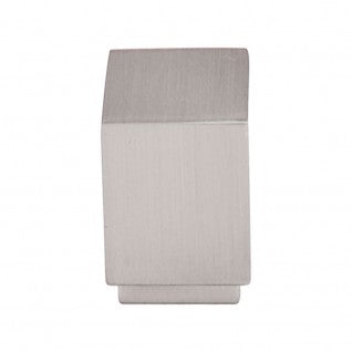 Top Knobs Sanctuary Linear Square Knob in Brushed Satin Nickel