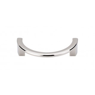 Top Knobs Sanctuary Half Circle Open Pull in Poolisheed Nickel