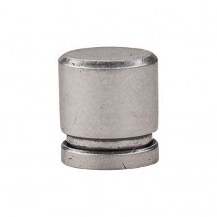 Top Knobs Sanctuary Oval Knob Small in Pewter Antique