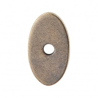 Top Knobs Sanctuary Oval Backplate Small in German Bronze