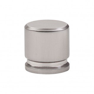 Top Knobs Sanctuary Oval Knob Medium in Brushed Satin Nickel