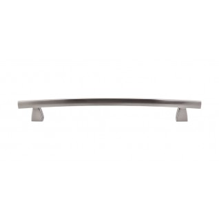 Top Knobs Sanctuary Arched Pull in Brushed Satin Nickel