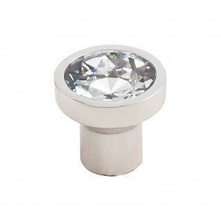 Top Knobs Wentworth Clear Crystal Cabinet Knob TK735PN Polished Nickel