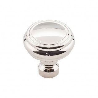 Top Knobs Brixton Rimmed Knob in Polished Nickel