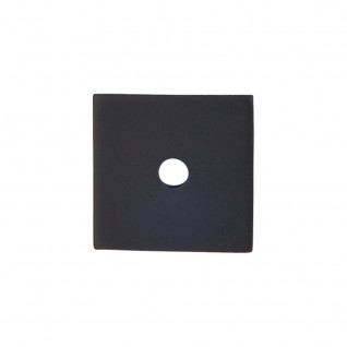 Top Knobs Sanctuary Square Backplate in Flat bBack