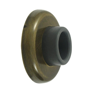 Deltana Solid Brass 2 1/2 Inch Diameter Wall Mounted Bumper - Antique Brass
