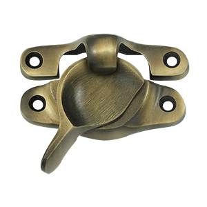 Deltana Solid Brass Window Sash Lock - Antique Brass
