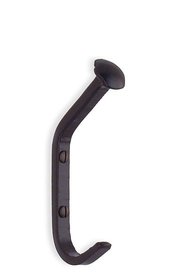 Beslagsboden Classic Rustic 4-1/4 Inch Nail Hook In Black Wrought Iron