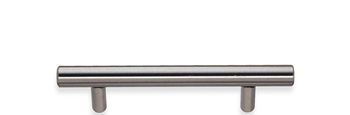 Beslagsboden Design Steel 3-7/8 Inch Bar Pull In Brushed Stainless Steel