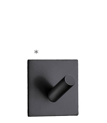 Beslagsboden Design Square Single Hook In Flat Black
