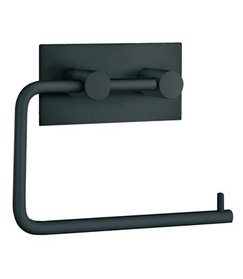 Beslagsboden Design Steel Square Toilet Roll Holder In Matte Black and Stainless Steel