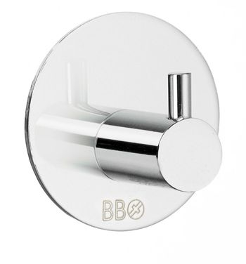 Beslagsboden Design Steel Single Circular Hook In Polished Stainless Steel