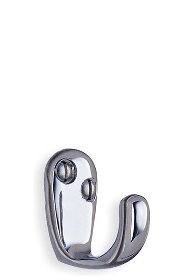 Beslagsboden Classi 1-1/2 Inch Single Coat Hook In Polished Chrome