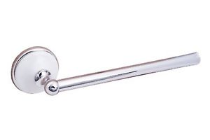 SureLoc Brighton Series 30 Inch Towel Bar in Polished Chrome with White Porcelain Rosette