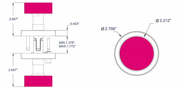 Mega Handles Buena Measurments