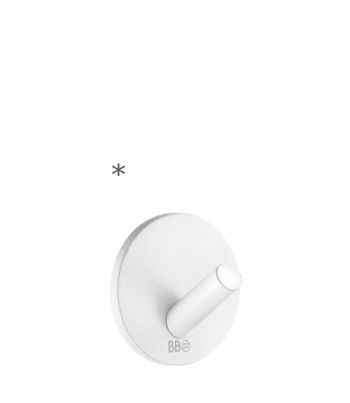 Beslagsboden Design Single Mini Hook In White