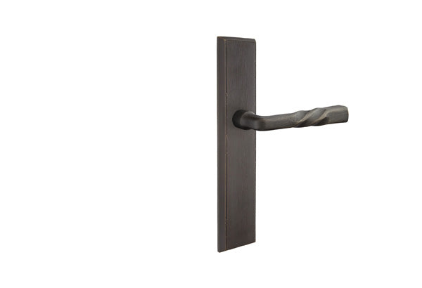 Emtek Configuration 7 Sandcast Rectangular 2x10 Multi Point Lock Trim
