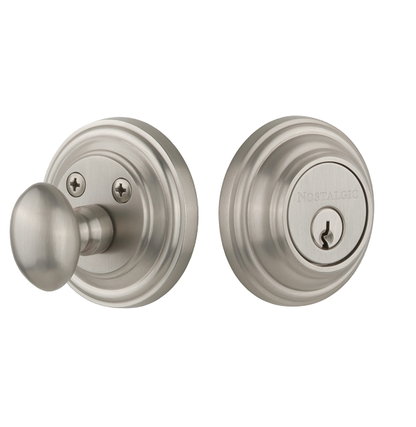 Nostalgic Warehouse Classic Single Cylinder Deadbolt