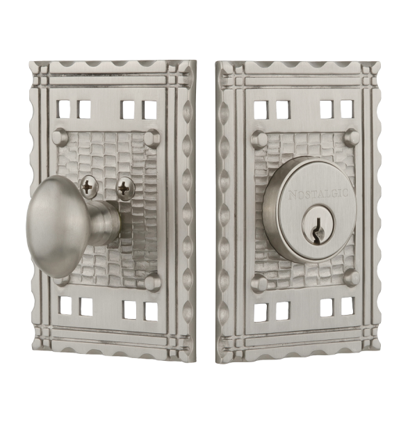 Nostalgic Warehouse Craftsman Single Cylinder Deadbolt