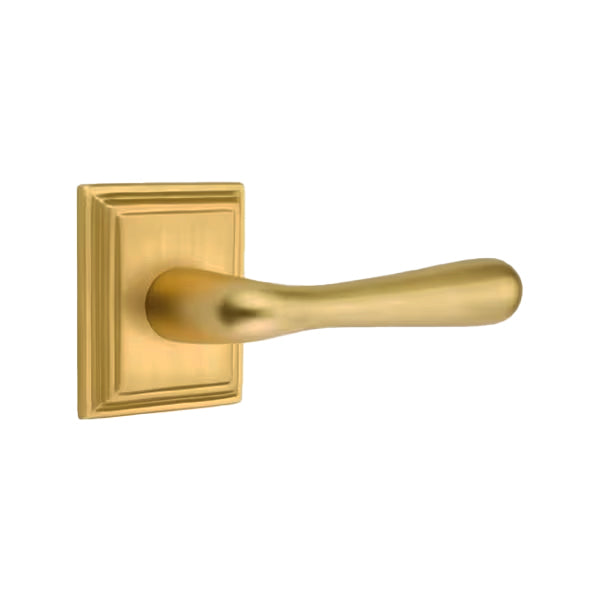 Emtek Basel Lever with Wilshire Rosette