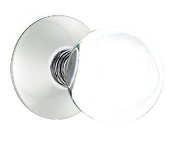 Emtek Bristol Interior Mortise Knob with Modern Rosette