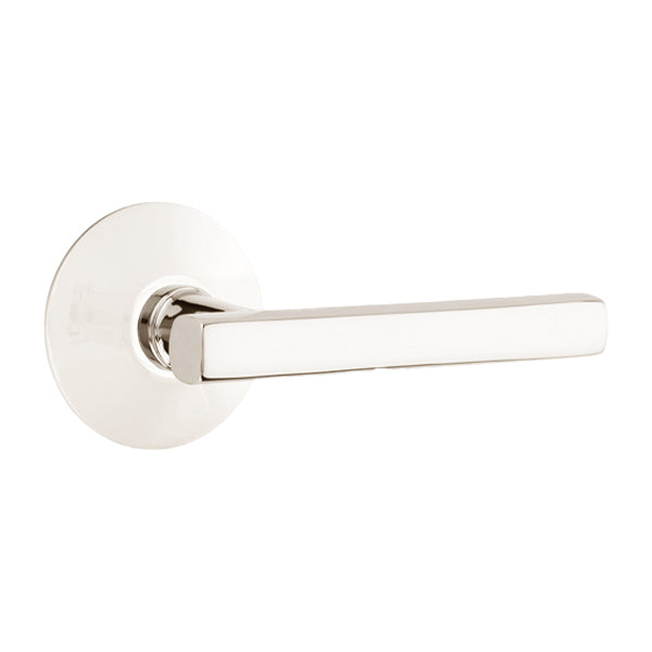 Emtek Freestone Lever Handle with Modern Rosette
