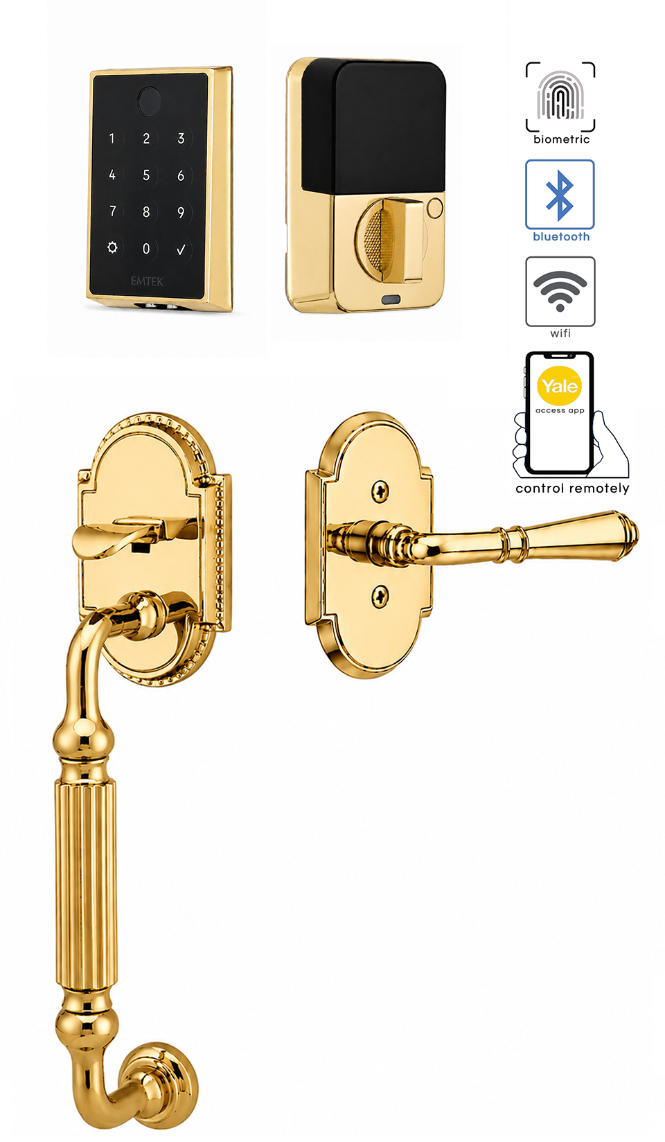 Emtek Knoxville Entrance Handleset