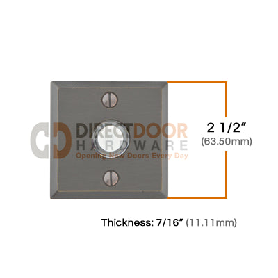 Emtek, Sandcast Style 6 Door Bell Cover