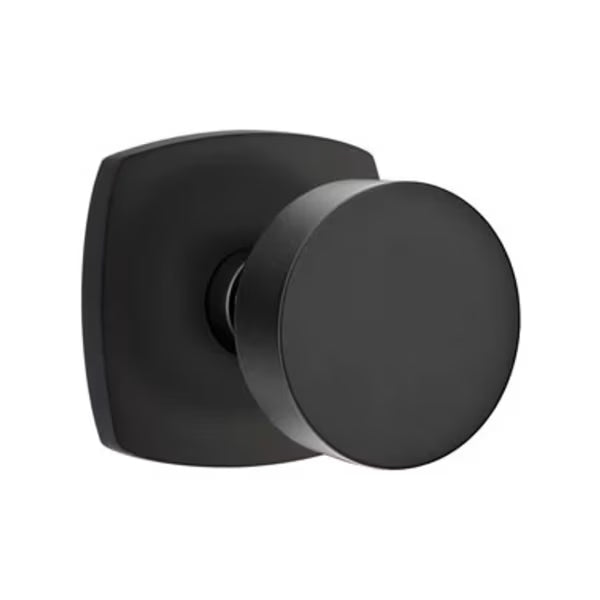 Emtek Round Interior Mortise Knob with Urban Rosette