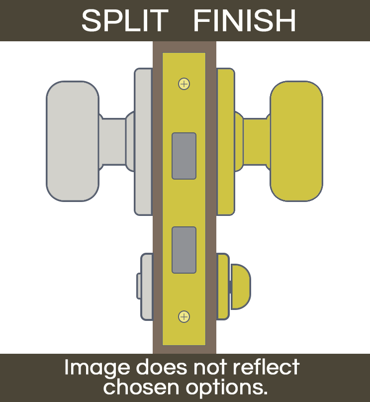 Emtek Elan Interior Mortise Lever with Rectangular Rosette