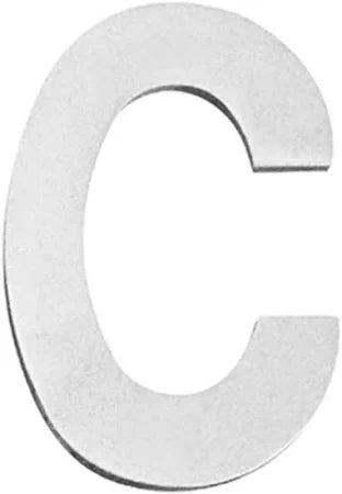 Inox 3" House Letter