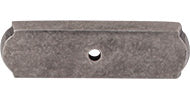 Aspen Rectangle Backplate in Silicone Bronze Light