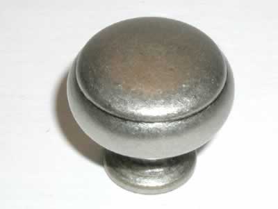 Top Knobs Tuscany Cumberland Knob in Antique Pewter