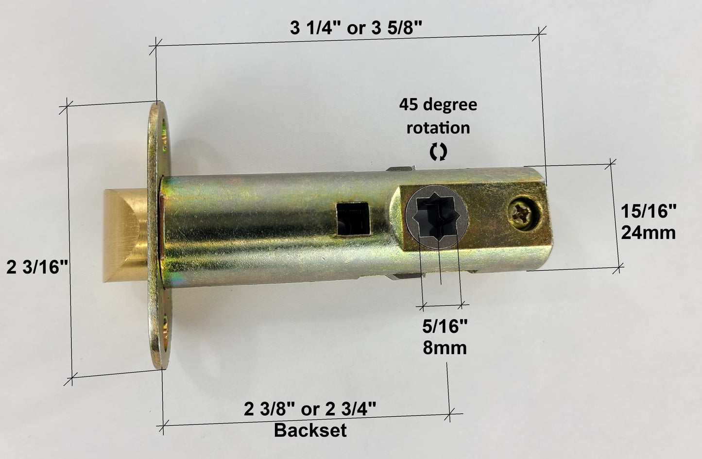 Nostalgic Warehouse Standard Latch (LATCH ONLY)