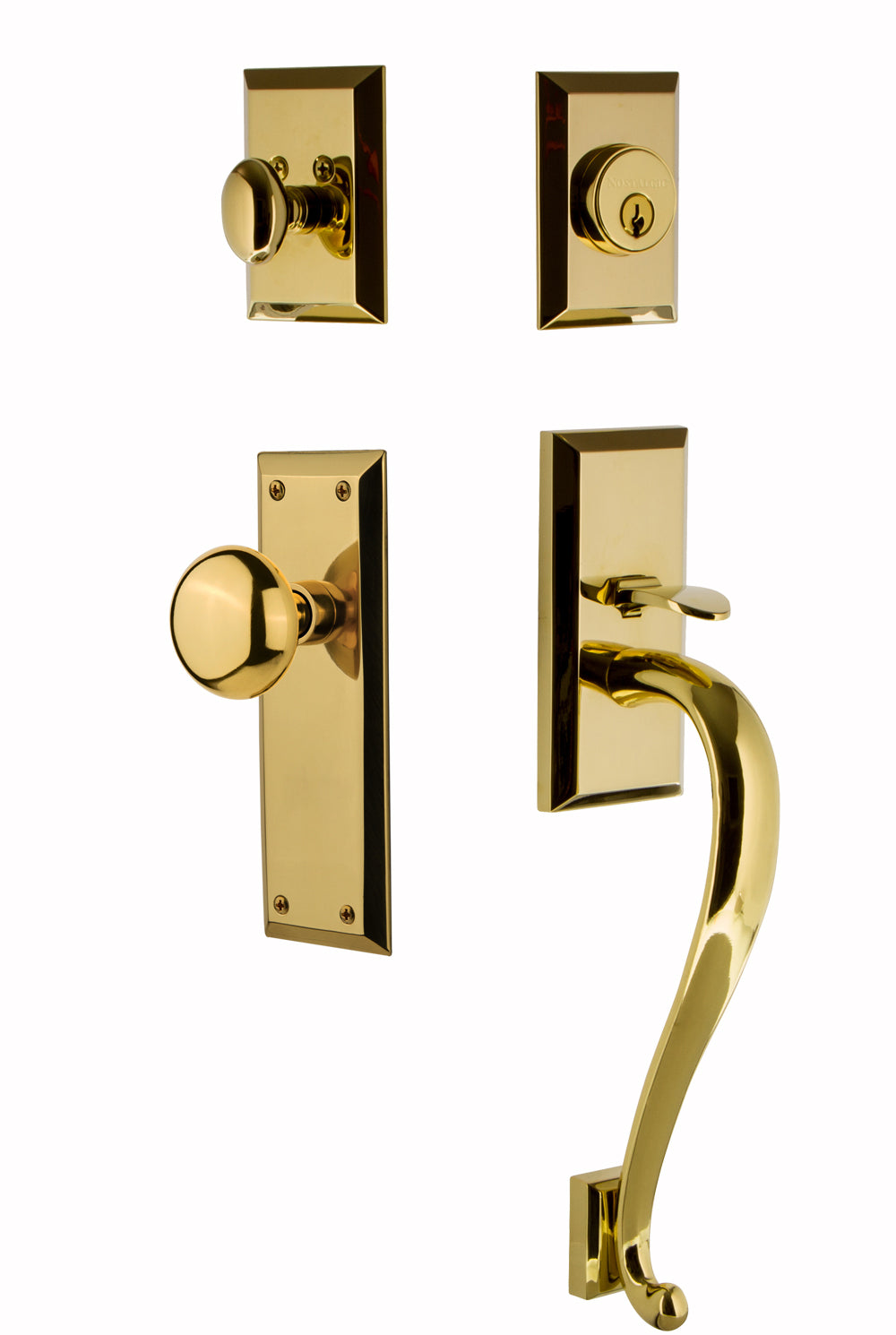 Nostalgic Warehouse New York Handleset with S Grip