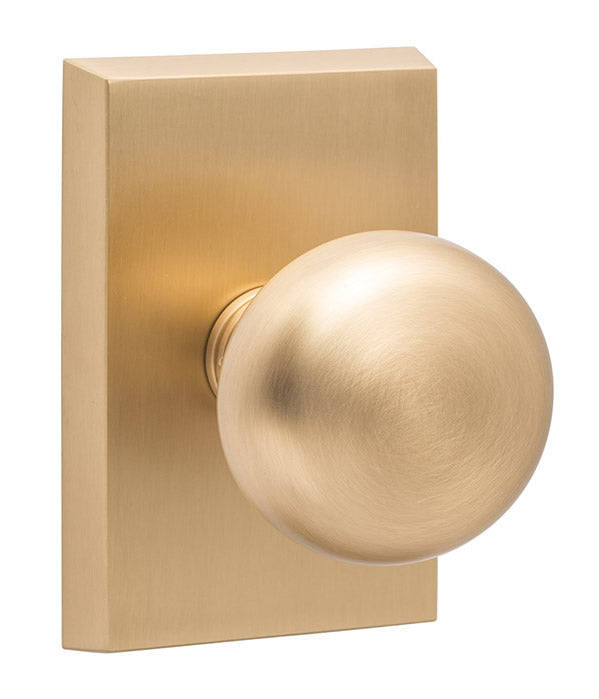 Sure-Loc Oakley Knob in Satin Brass
