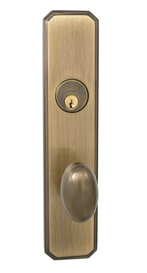 Omnia Max Steel Mortise Sideplate Lock Style 11432