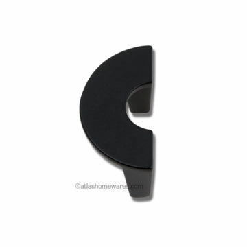 Roundabout Knob 1 1/4 Inch (c-c) Matte Black