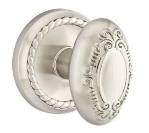 Emtek Victoria Knob with Rope Rosette